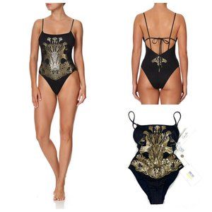 Auc CAMILLA COBRA KING STRAIGHT NECK HIGH LEG ONE PIECE